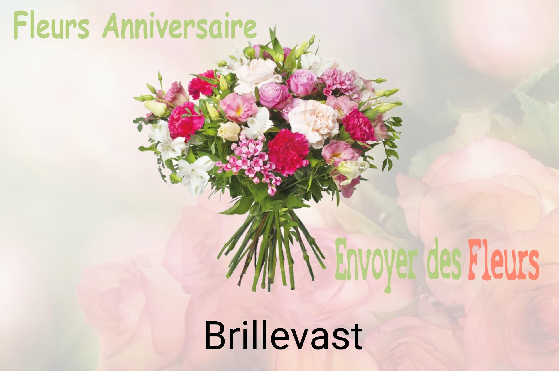 Bouquet de fleurs d’anniversaire livré à Brillevast